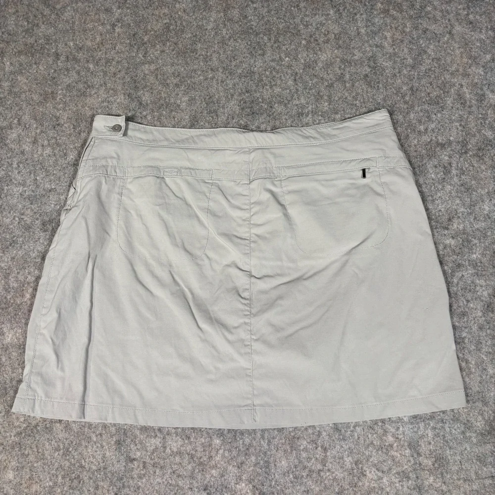 Eddie Bauer Skort Womens 14 Gray Performance Hiking Active‎ Trail Skirt